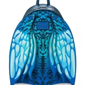 Loungefly Blue Ombre Winged Mini Backpack
